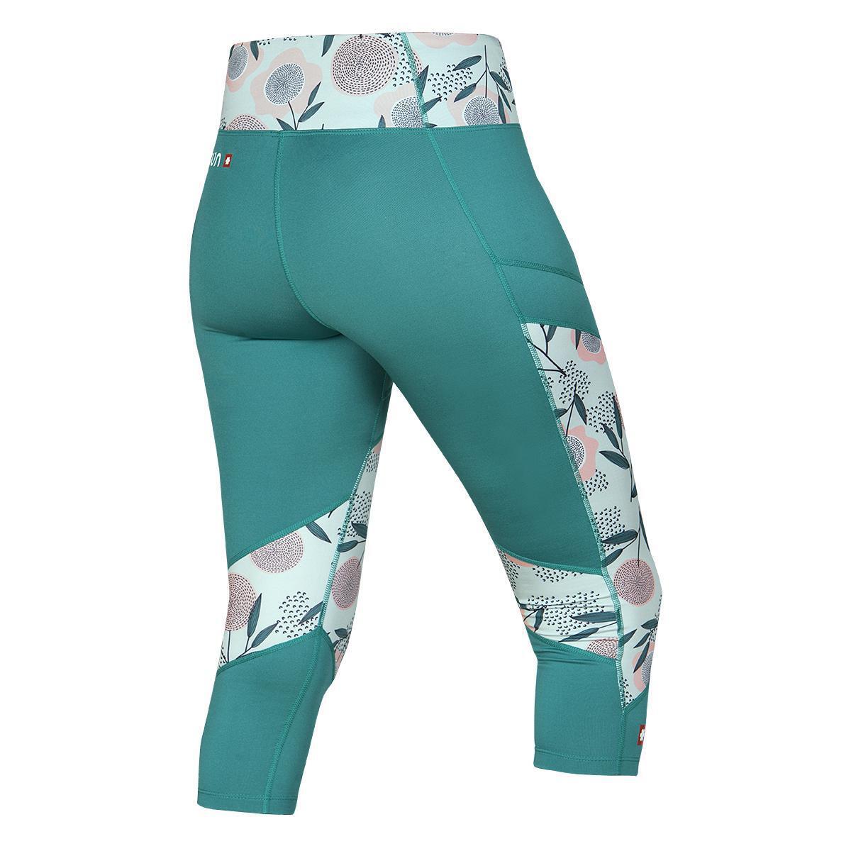 Legging femme Ocun Rhea 3/4 green 2/6