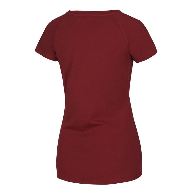 Dames-T-shirt Ocun Raglan T wine