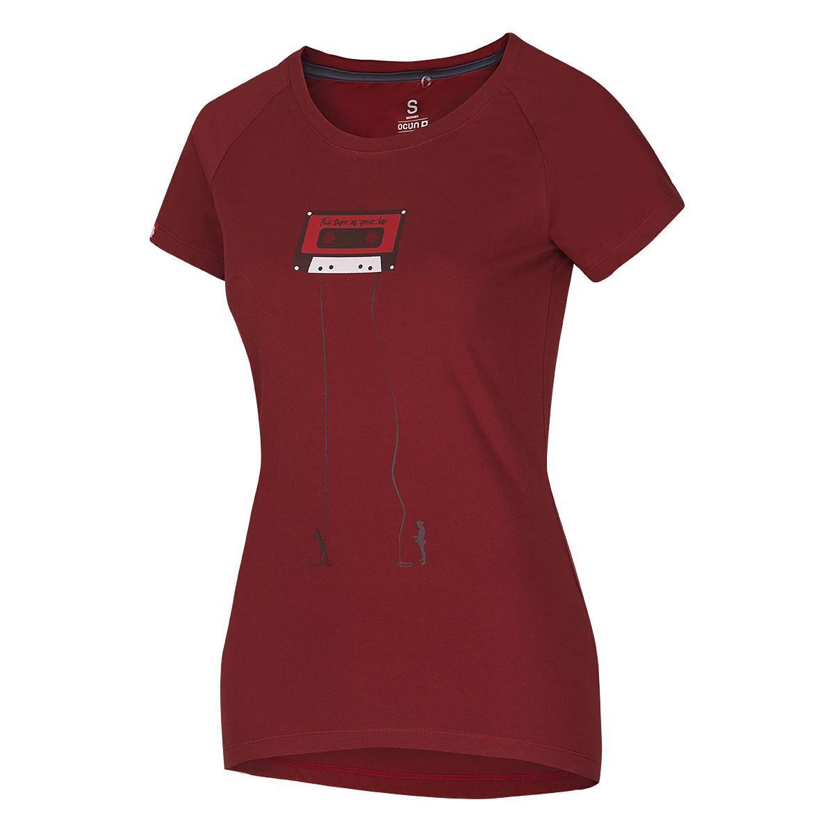 Ocun T-shirt donna Raglan T wine