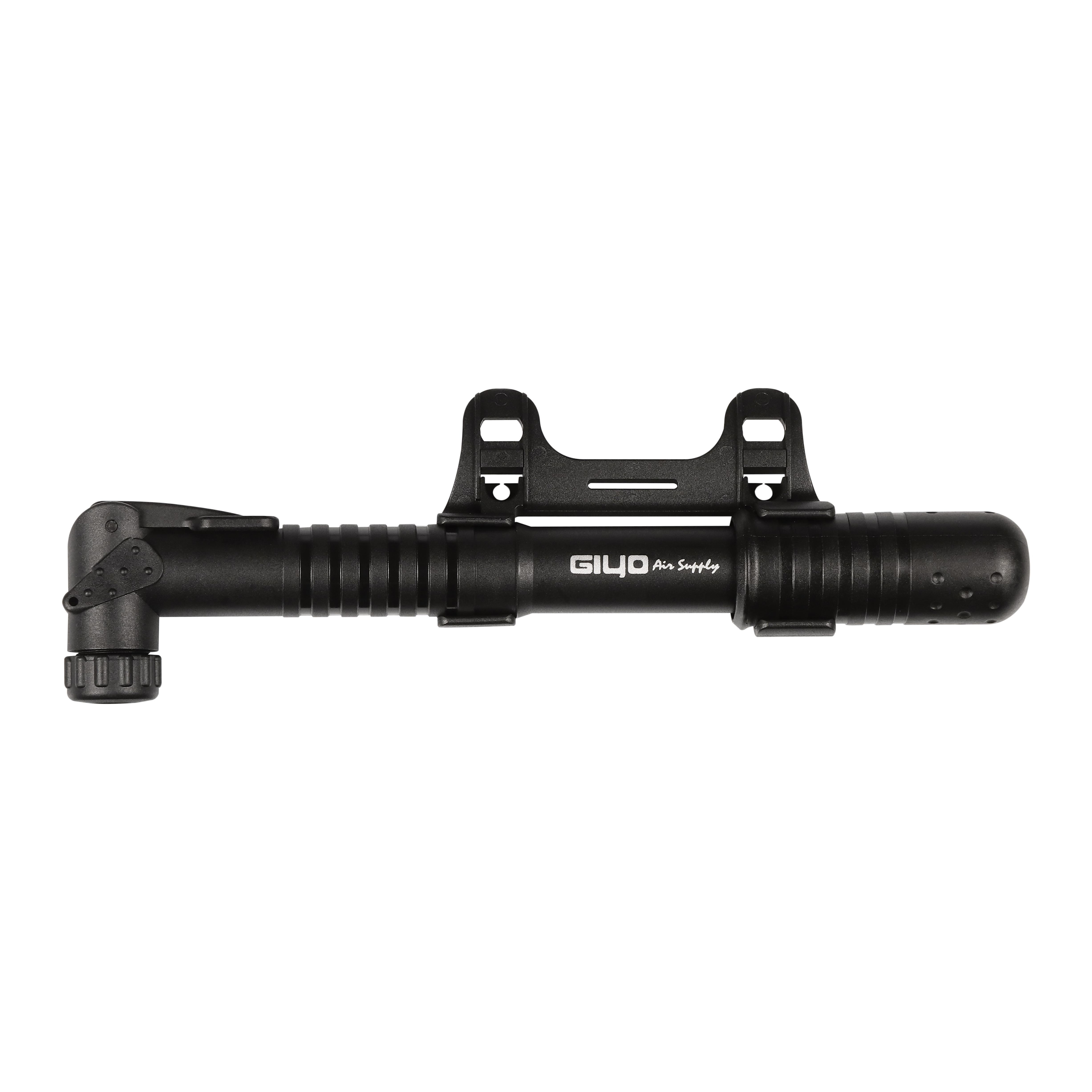 Pompe de gonflage à pied 32 mm avec manomètre blanche