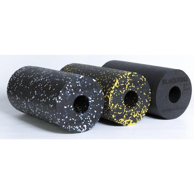 Standard Foam Roller - 30 cm - Zwart / Geel