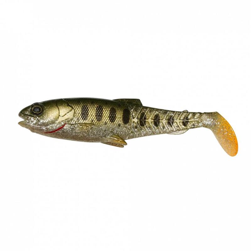 Equipo de goma Savage Craft Cannibal Craft 8.5 cm 7g Smolt de plata de oliva