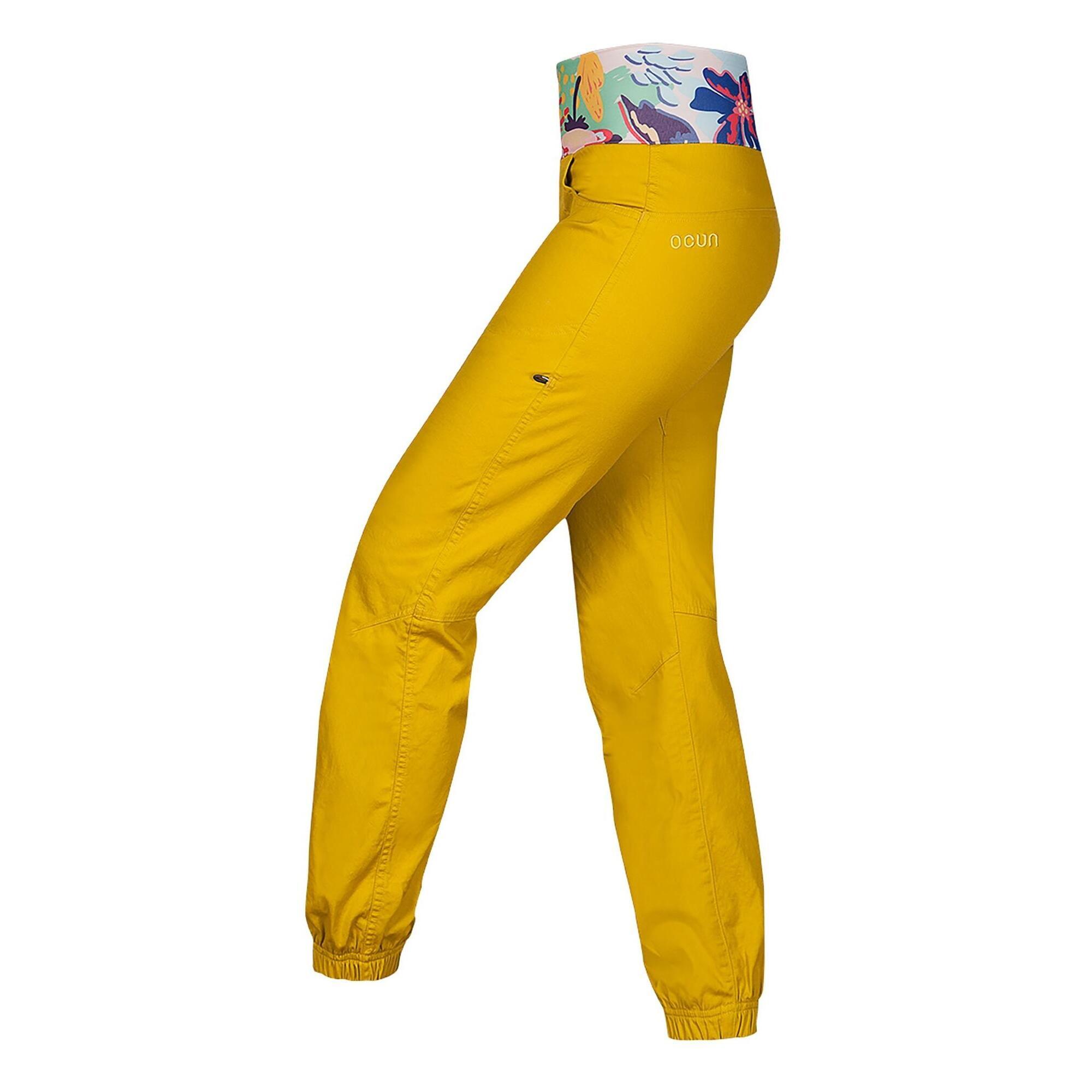 Ocun Pantaloni donna Sansa giallo