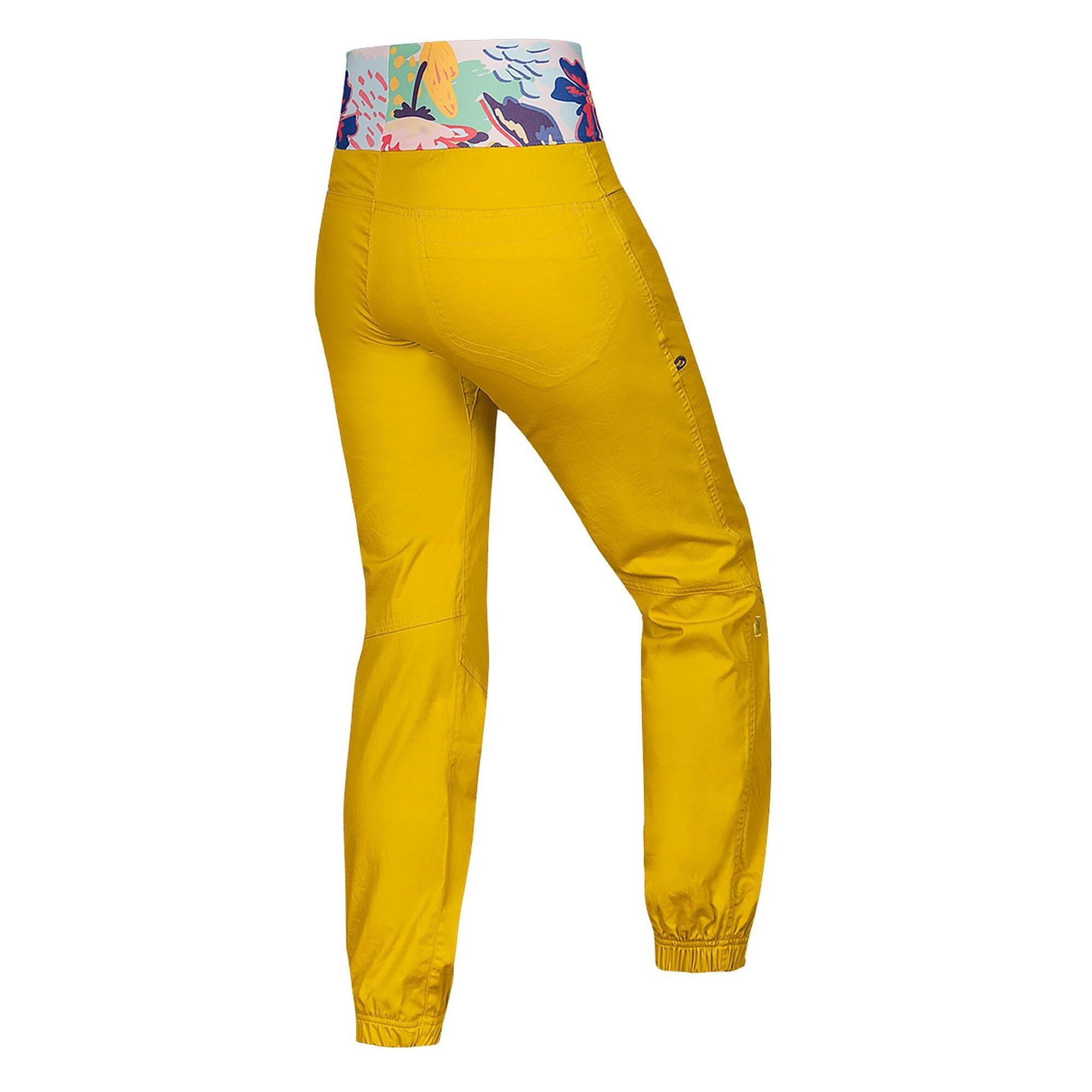 Ocun Pantaloni donna Sansa giallo