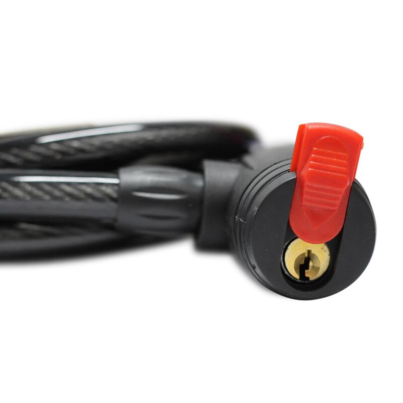 Cable Candado de Acero GOLDEN KEY 1.2 * 120 cm Negro