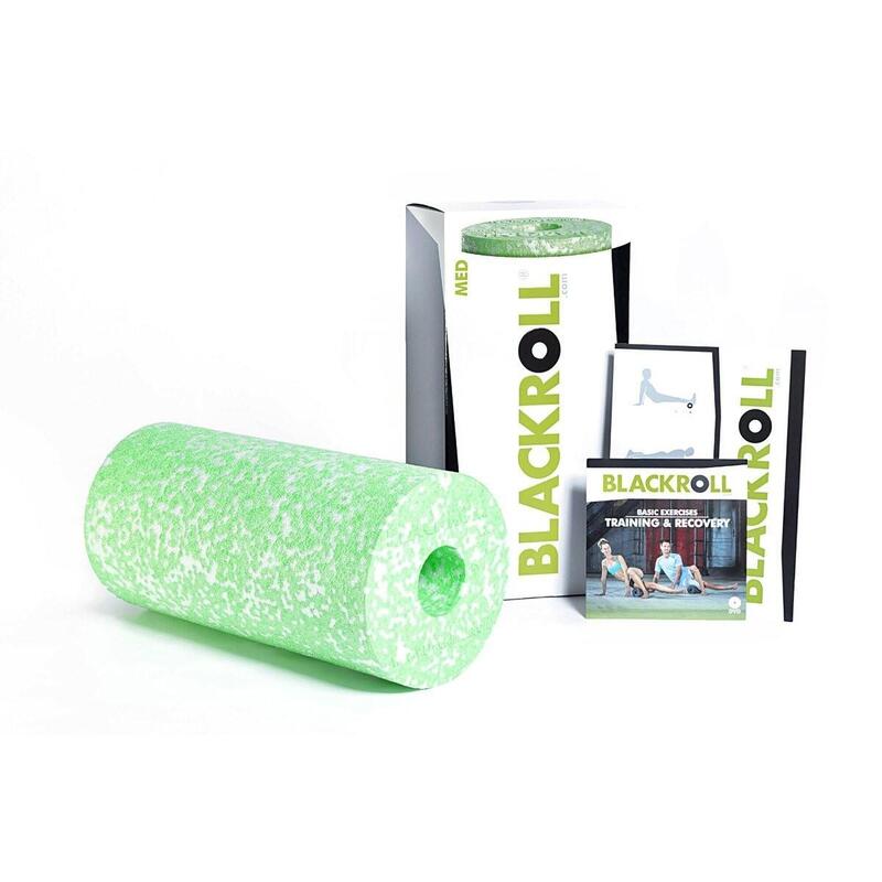 MED Foam Roller - 30 cm - Wit / Groen