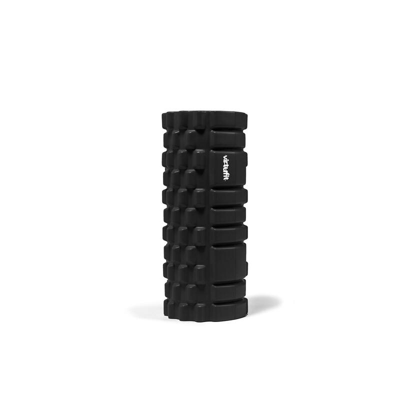 Foam Roller - Grid Foam Roller massage roller - 33 cm - Zwart