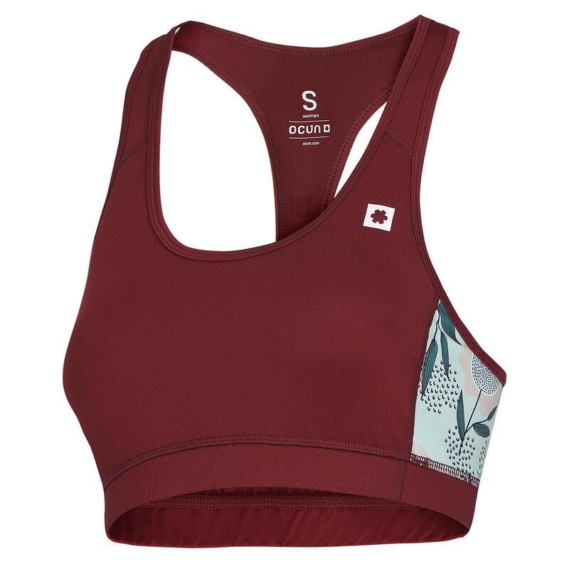 Brassière de Running Odlo Seamless High Bordeaux Bordeaux