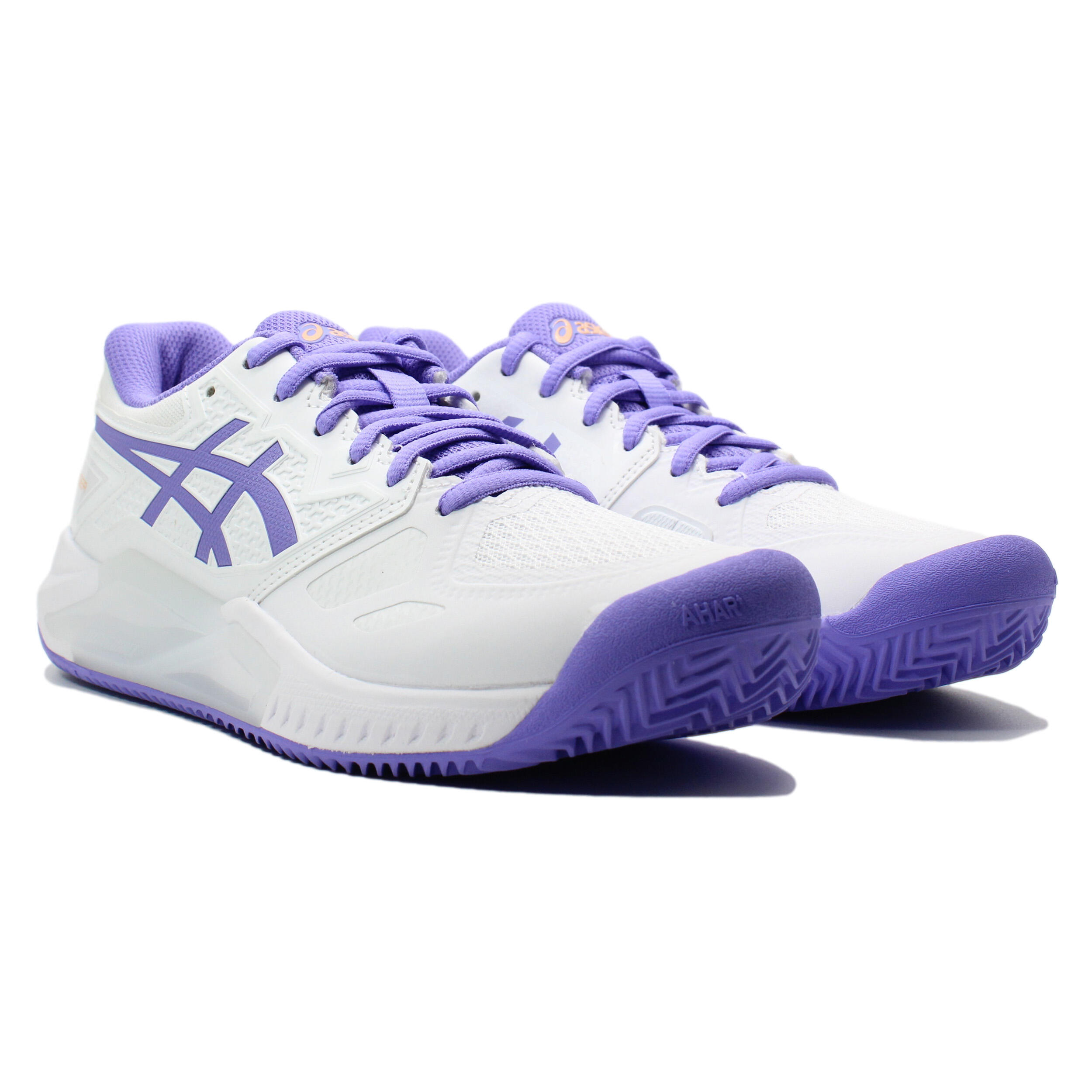 Women's White And Purple Asics Gel-challenger 13 Clay 1042a165-104 4/7