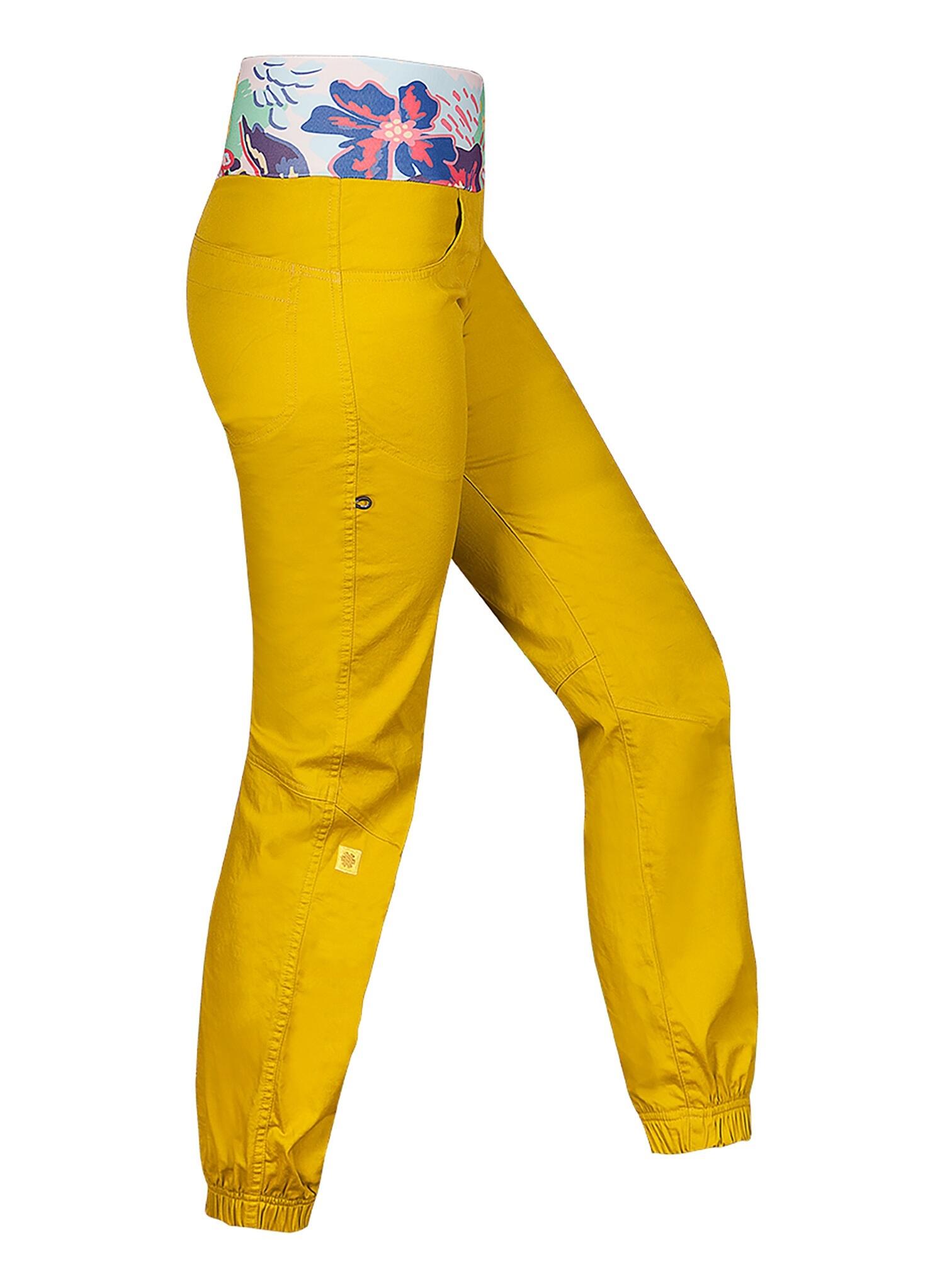 Pantaloni da donna Ocun Sansa yellow 3/7