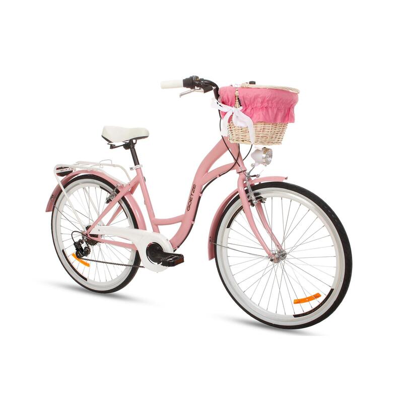 Rower miejski GOETZE Mood 26 6B Shimano kosz GOETZE Decathlon