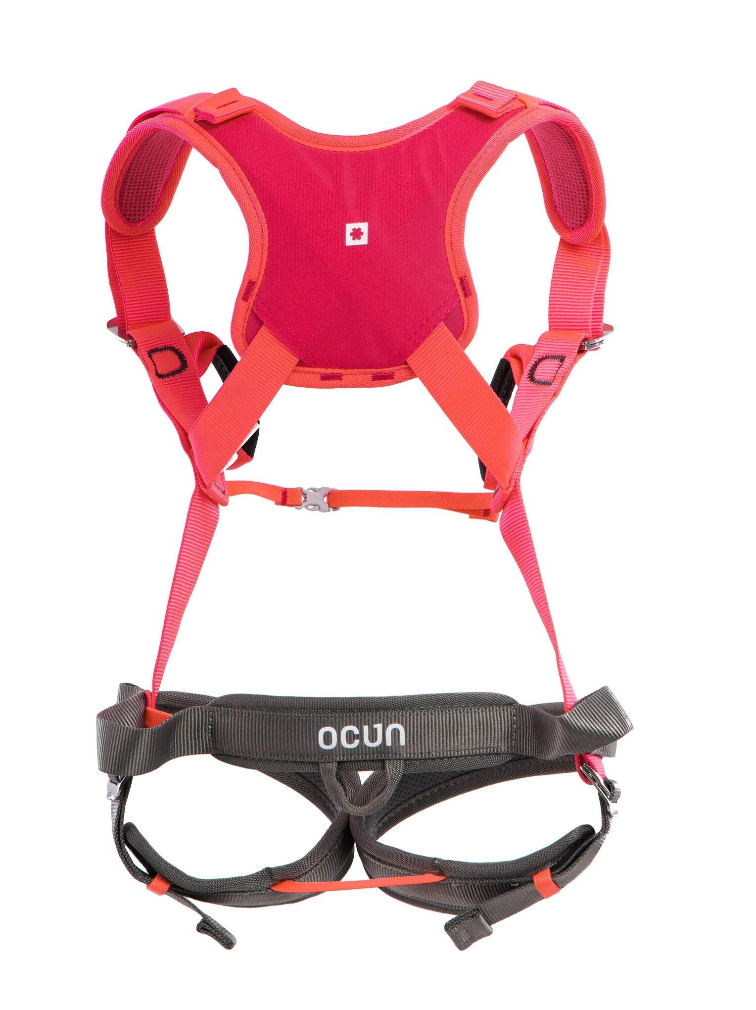 Imbracatura da arrampicata per bambini Ocun Doppler pink 2/7