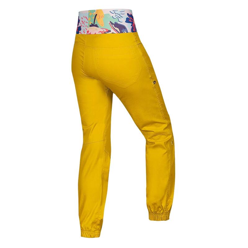 Pantaloni da donna Ocun Sansa yellow