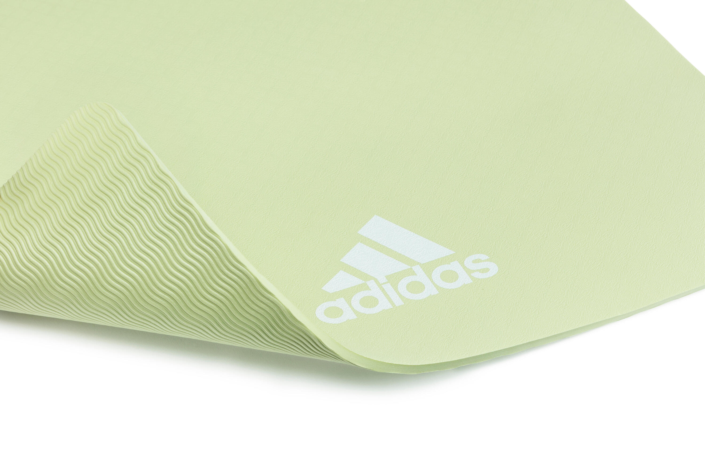 Tapis de fitness et de yoga Adidas, 8 mm, vert clair 3/4