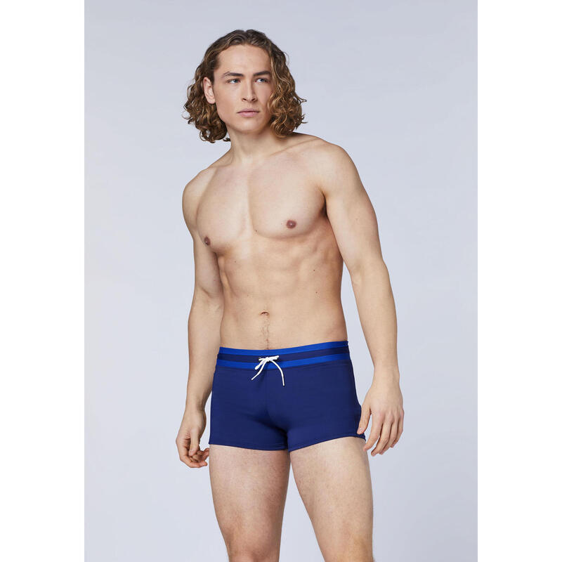 Boxer-Badehose mit abgesetzem Bund