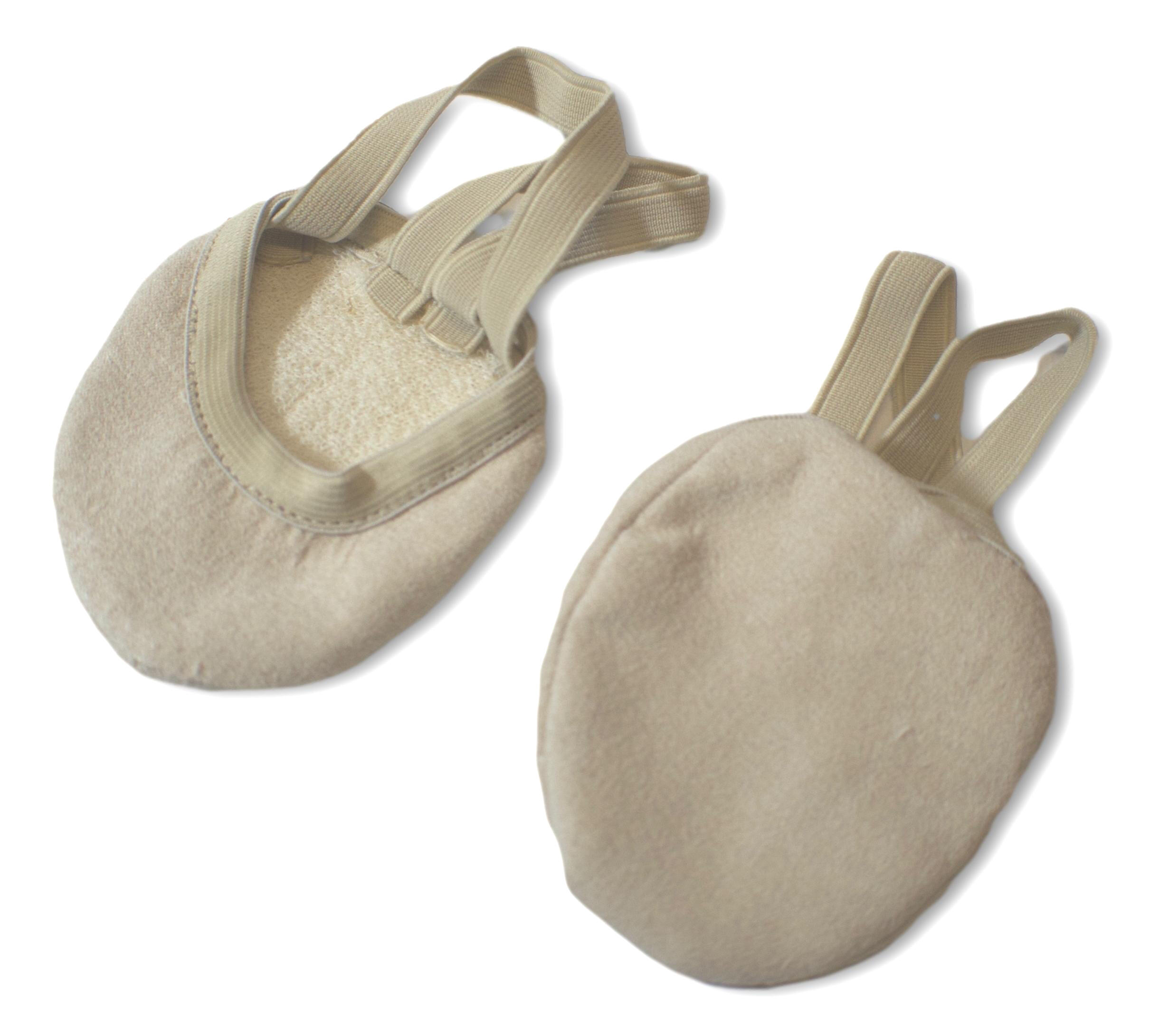 Punteras de Microfibra con Forro de Felpa HELENA INDIGO Talle 36/37 Beige 3/3