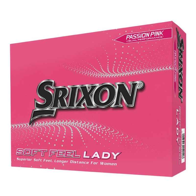 Packung mit 12 Srixon Soft Feel Ladies Pink Passion Neu