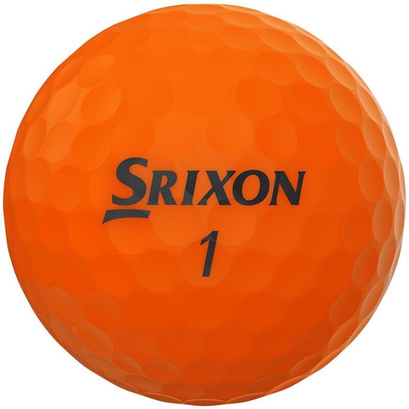 Packung mit 12 Golfbällen Srixon Soft Feel Brite Orange New