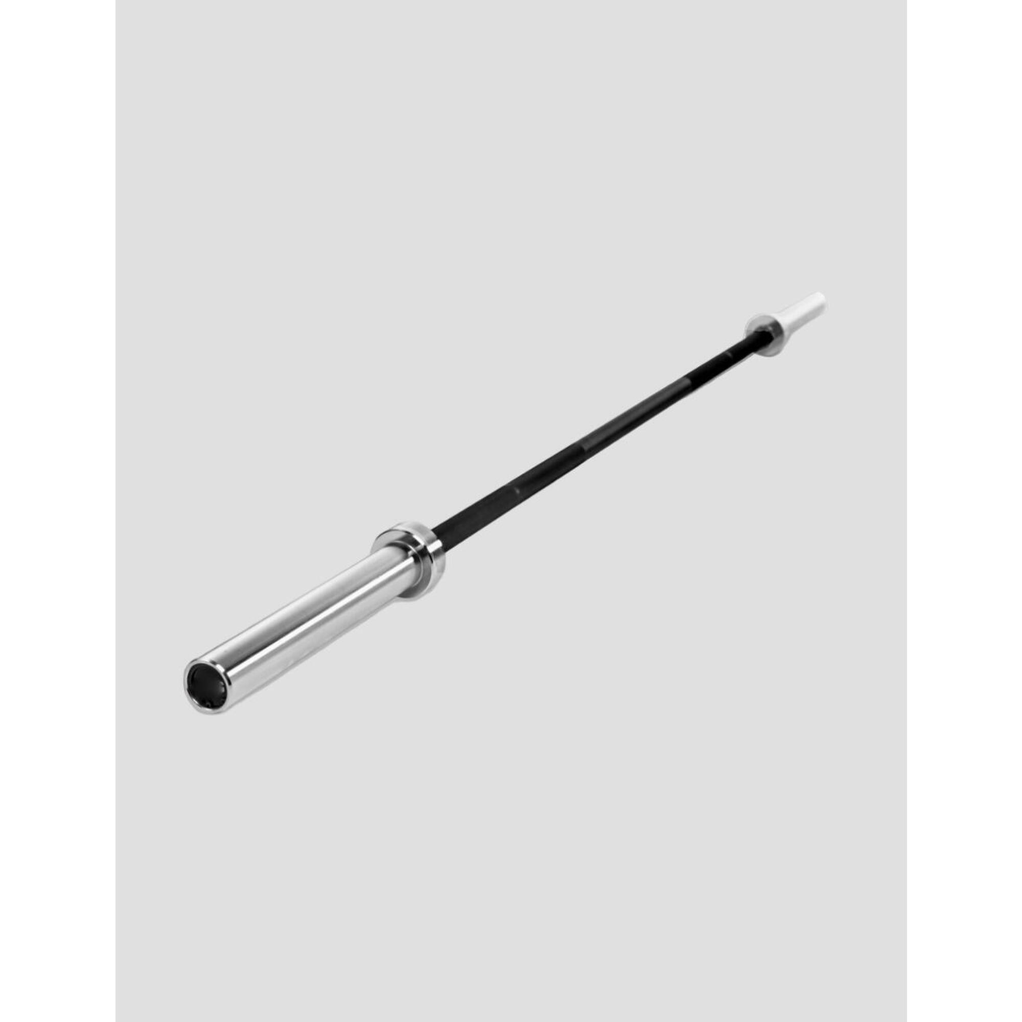 Barra Olímpica Negra 2.20 m 20 kg  6 Rod 50 mm Cross Training Fitness 2/3