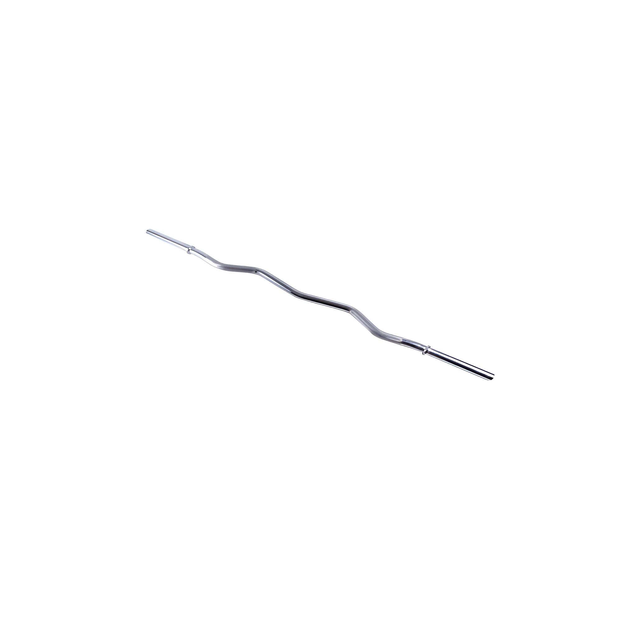 Barra Cromada Curl Z 1.20m Agarre 28mm Musculación Fitness 3/3