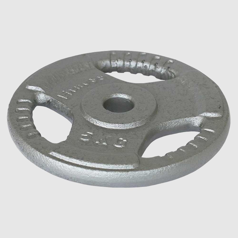 Disco de Hierro Fundido 5 kg 30 mm con agarres Musculaci n Fitness