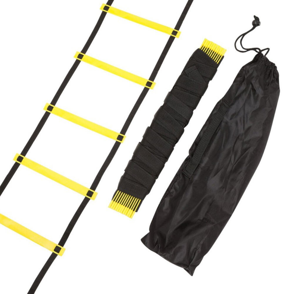 Escalera Agilidad 6 metros Plegable Ajustable Fitness 2/3