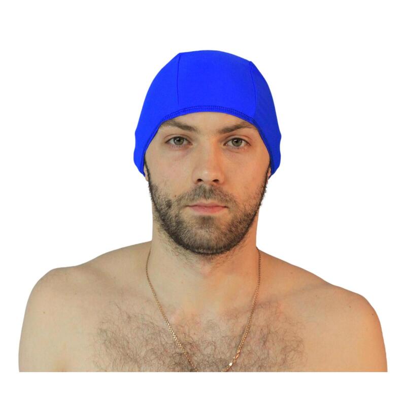 Gorro de Natación Liso  Licra SM INDIGO Azul