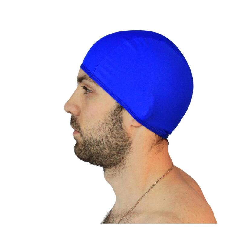 Gorro de Natación Liso  Licra SM INDIGO Azul