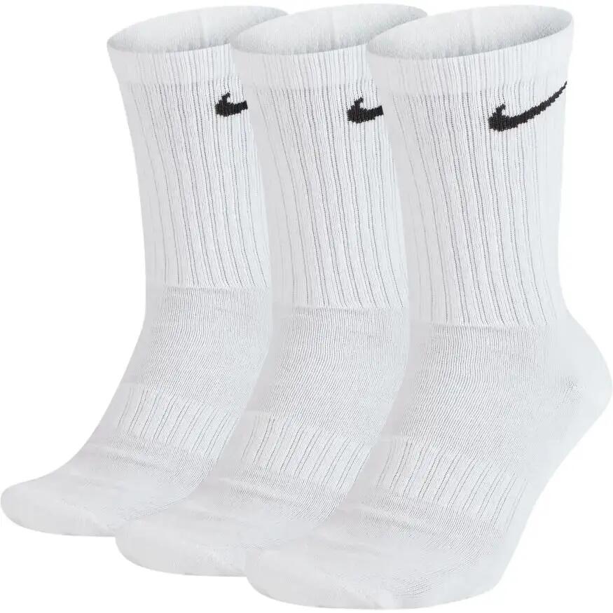 Nike Cushion Crew Training Socks - 3 Pairs - White