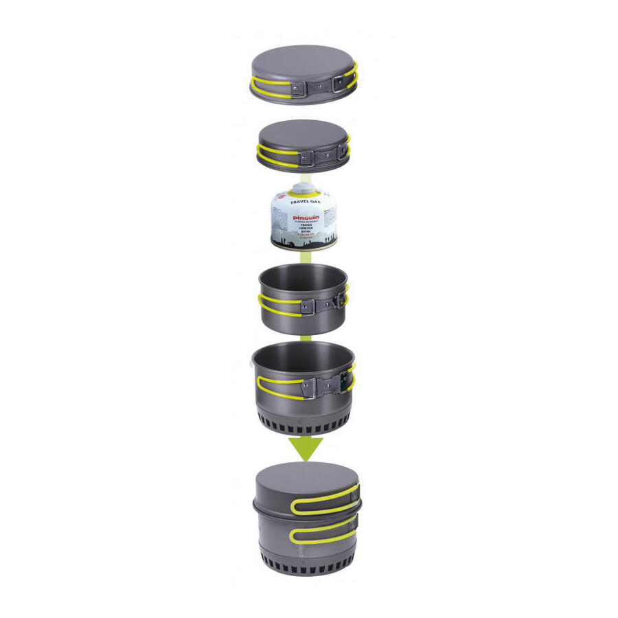 Cazuelas Y Sartenes Para Montaña Y Camping Pinguin Quadri X 2/2