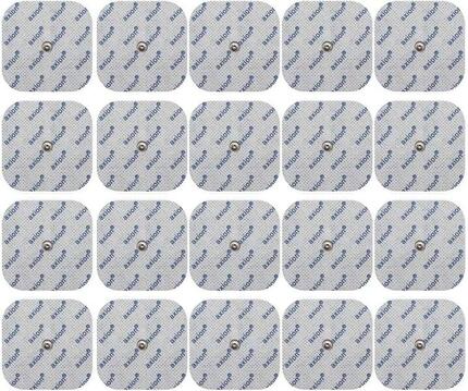 20er Set 5x5 cm Elektroden - kompatibel mit Compex Muskelstimulationsgeräten