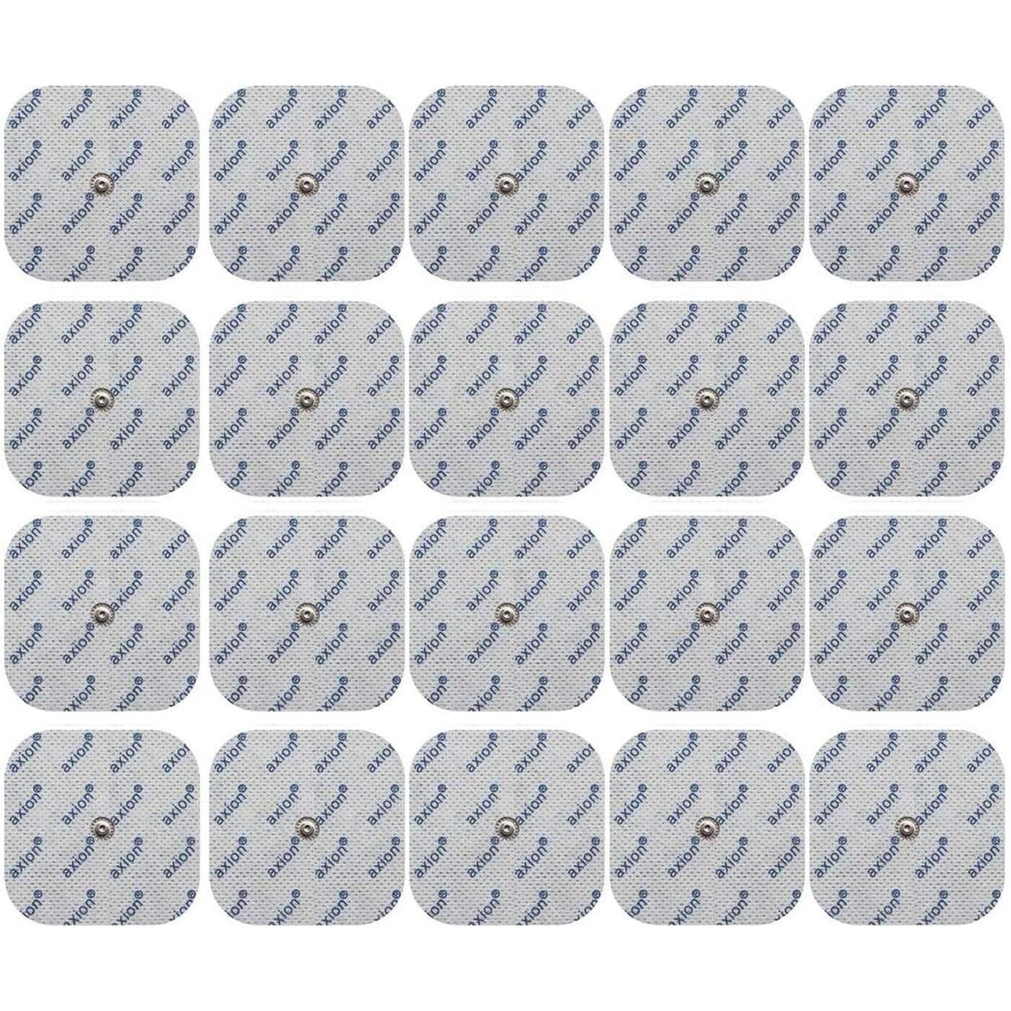 Axion - Lot De 20 Électrodes 5x5 Cm - Compatibles Avec Les Appareils De Compex - Electrode - Blanc - Taille Unique - Decathlon