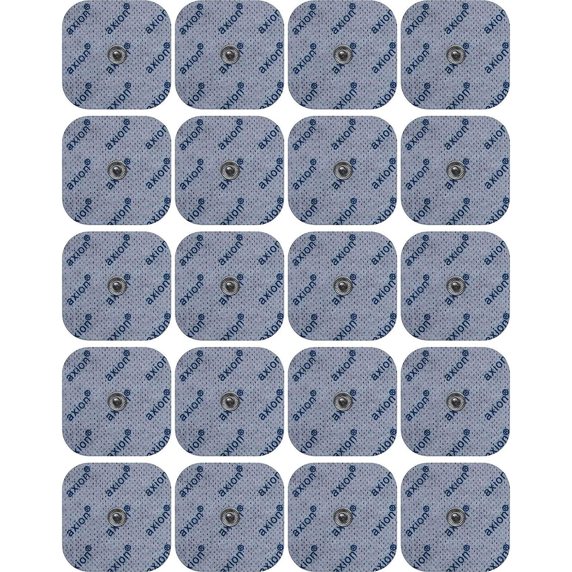 AXION 20 eléctrodos EMS TENS - 5x5 cm compatíveis com Sanitas e Beurer