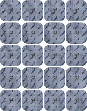 20 électrodes EMS TENS 5x5 cm - compatibles avec les appareils Sanitas et Beurer