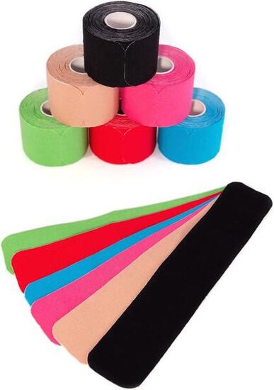 axion Kinesiologie Tapes PRECUT 6er Mix-Set | 6x20 vorgeschnittene Sport Tapes