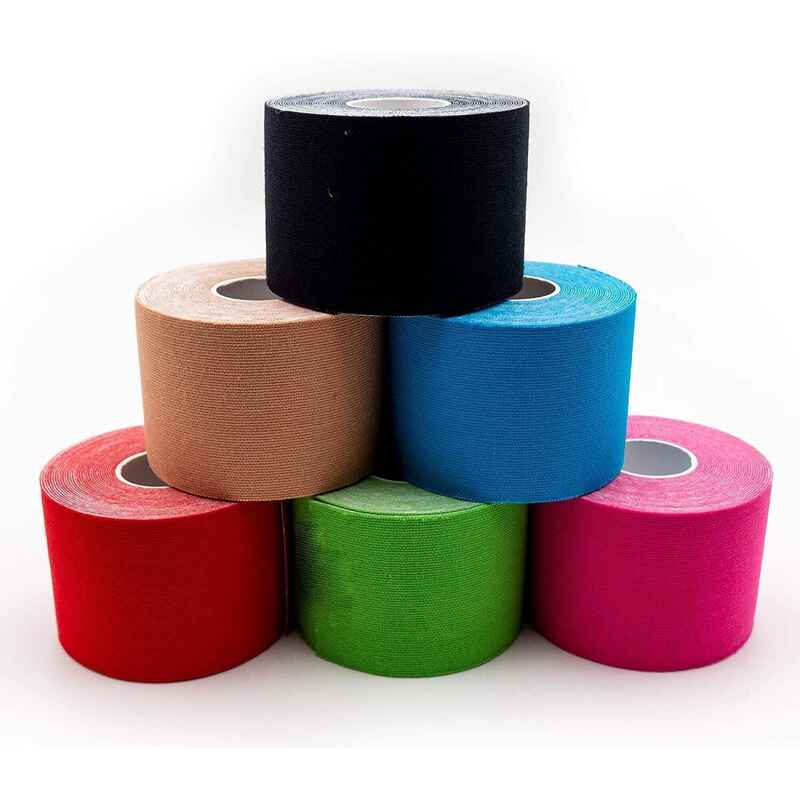 axion Kinesiologie Tapes 6 Rollen Misch-Set | Wasserfest und hautfreundlich