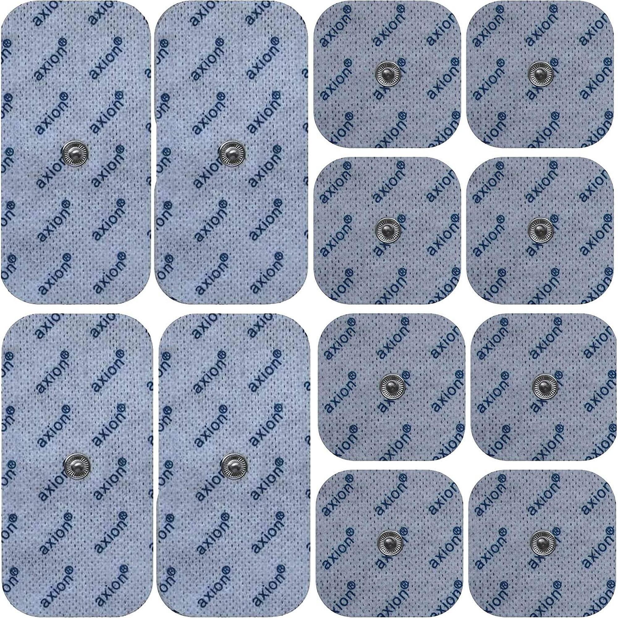 AXION 12 eléctrodos TENS EMS mistos - compatíveis com Sanitas e Beurer