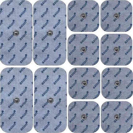 12 électrodes mixte TENS EMS - compatible avec les appareils Sanitas et Beurer