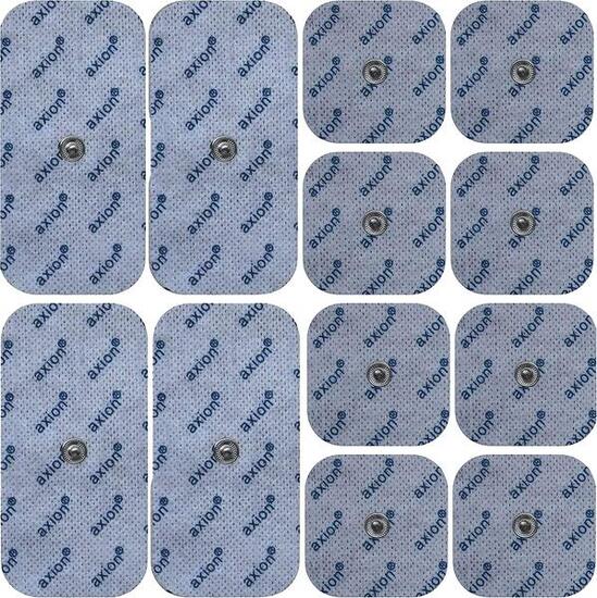 12 électrodes mixte TENS EMS - compatible avec les appareils Sanitas et Beurer