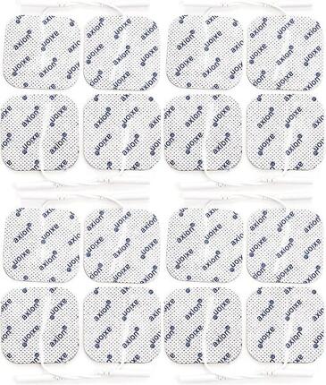 16 électrodes TENS-EMS 5x5 cm | Réutilisables | Pour appareils TENS & EMS