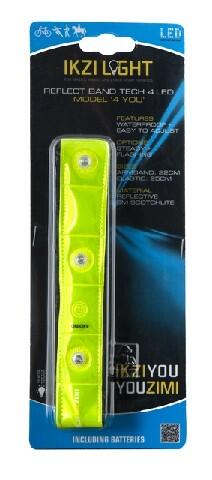 Pulsera reflectante Ikzi con 4 LED 3/5