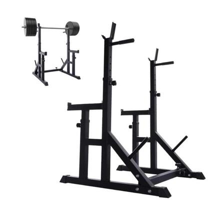 Support Multifonction Développé Couché Noir Fitness Tech