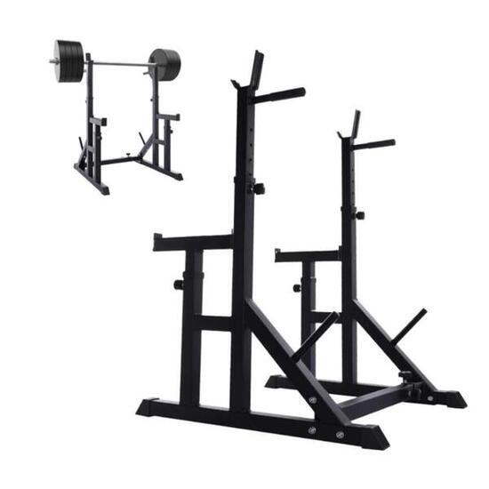 Support Multifonction Développé Couché Noir Fitness Tech