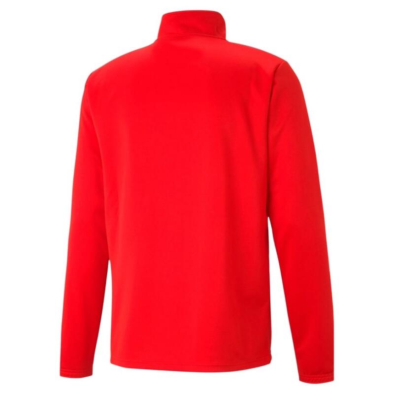 Puma Teamrise Sweatshirt 1/4 Zip Top Rouge Adulte