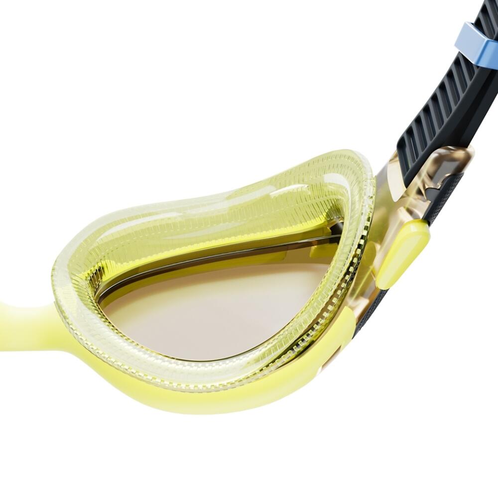 Lunettes de natation Speedo Biofuse 2.0 à verres miroirs - Noir/Hyper/Saphir 4/5