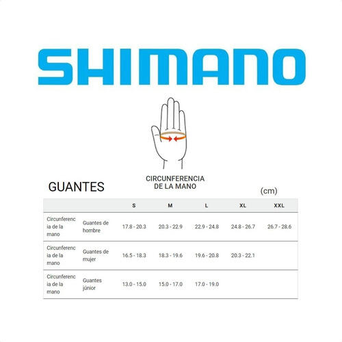 Shimano Vie aeree a guanti corti