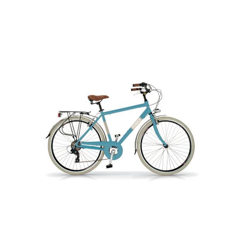Bicicleta cidade Airbici 605AL hombre, cuadro de aluminio de color negro
