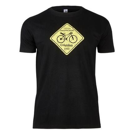 T-shirt Unisexe À Manches Courtes Bikepackers Noir XL