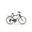 Vélo urbain Airbici 605AL homme, cadre aluminium, noir