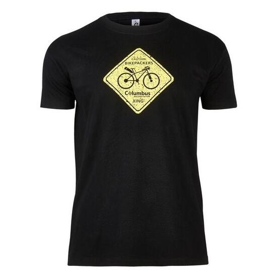 T-shirt Unisexe À Manches Courtes Bikepackers Noir XL